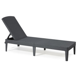 Шезлонг пластиковий Jaipur Sun lounger Графіт