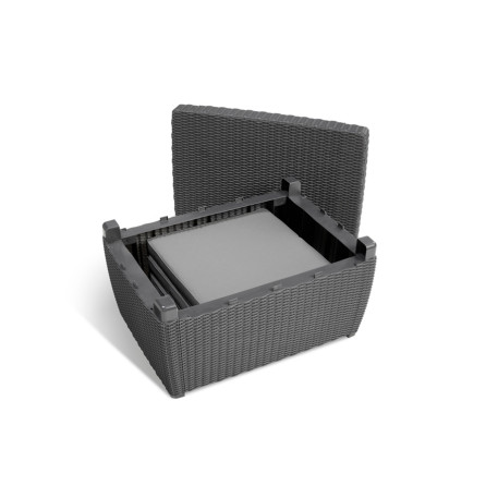 Комплект меблів для тераси CORONA WITH CUSHION BOX Графіт6