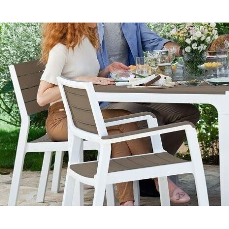 Стіл пластиковий садовий KETER HARMONY TABLE Капучино3