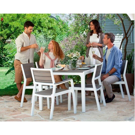 Стіл пластиковий садовий KETER HARMONY TABLE Капучино4