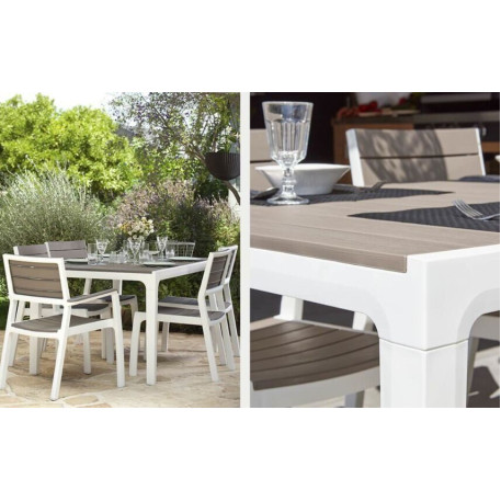 Стіл пластиковий садовий KETER HARMONY TABLE Сірий3