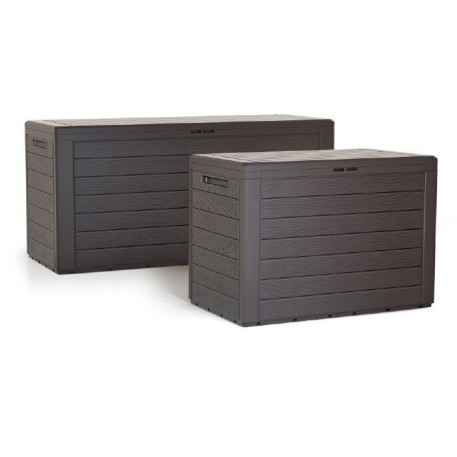 Скриня для зберігання PROSPERPLAST Woodebox 190л Коричнева1