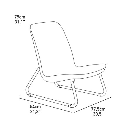 Набір меблів Keter Rio patio set Коричневий4