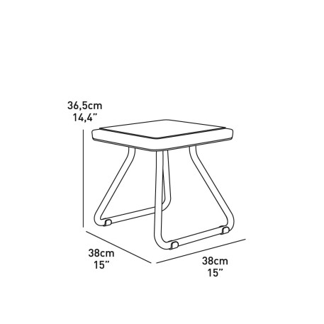 Набір меблів Keter Rio patio set Коричневий5