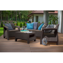 Комплект садових меблів Keter Bahamas Set Коричневий