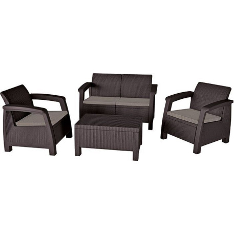 Комплект садових меблів Keter Bahamas Set Коричневий1