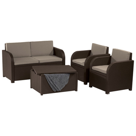 Комплект садових меблів Keter Modena set Коричневий1