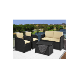Комплект садових меблів Keter Maui Lounge Set Чорний