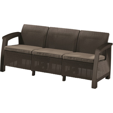 Софа Keter Bahamas love seat max Коричнева1