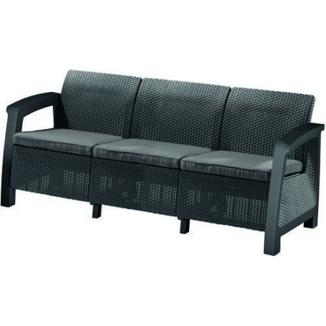 Софа Keter Bahamas love seat max Графіт2