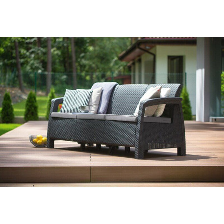 Софа Keter Bahamas love seat max Графіт4