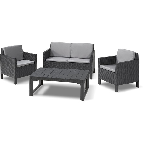 Комплект садових меблів KETER CHICAGO SET Графіт1