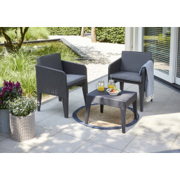 Комплект меблів для балкона COLUMBIA BALCONY SET Графіт