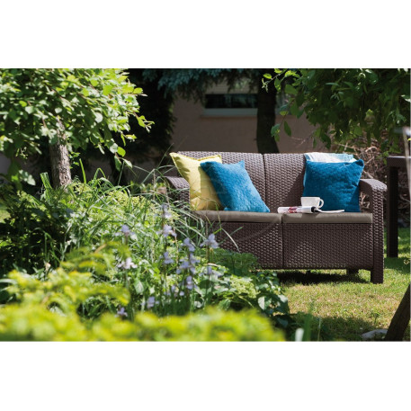 Комплект садових меблів KETER Corfu Rest Set Коричневий3