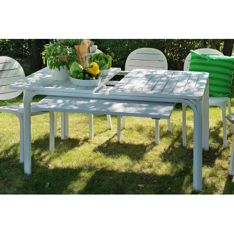 Стіл NARDI Alloro 140 Extensible Bianco Vern Bianco Білий4