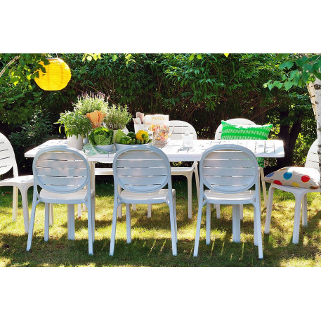 Стіл NARDI Alloro 140 Extensible Bianco Vern Bianco Білий5