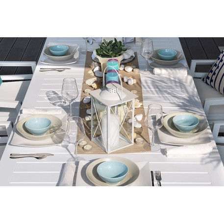 Стіл NARDI Alloro 210 Extensible Bianco Vern Bianco Білий3
