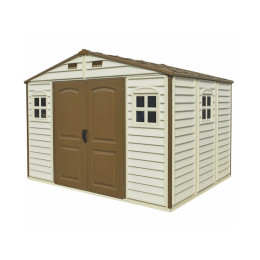 Сарай пластиковий Duramax Woodside 325x247x231 см слонова кістка