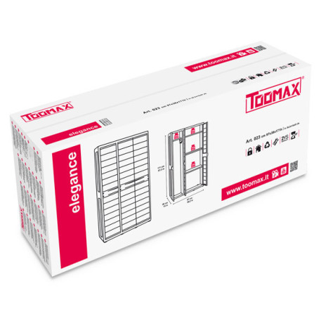 Шафа 3-х дверний Toomax Elegance S Чорний1