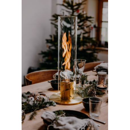 Камін настільний вогонь SPIN 900 Table Fire Gold8