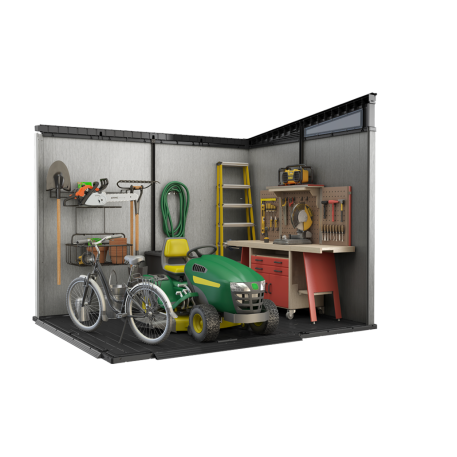 Сарай пластиковий для інвентарю KETER ARTISAN 9 × 7 Сірий2