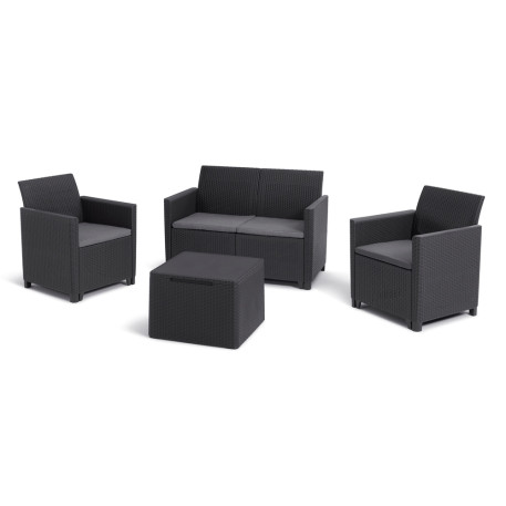 Комплект садових меблів Keter Claire set Графіт2