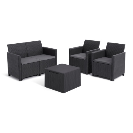 Комплект садових меблів Keter Claire set Графіт1