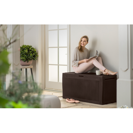 Ящик для зберігання KETER COMFY STORAGE BOX 270л Коричневий3