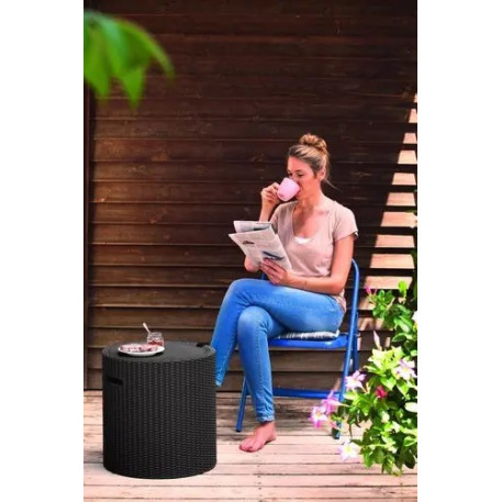 Стіл-скриня Keter "COOL STOOL" коричневий2