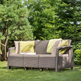 Диван садовий Keter Corfu Love Seat Max Капучино