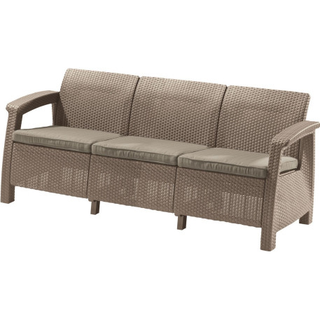 Диван садовий Keter Corfu Love Seat Max Капучино1