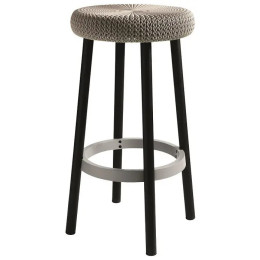 Стілець пластиковий Keter COZY BAR STOOL TE-00163