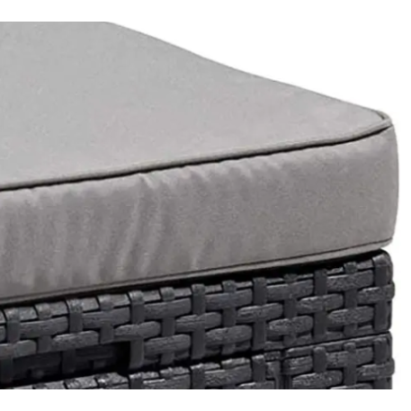 Пластиковий пуф CURVER CUBE WITH CUSHION Графіт1