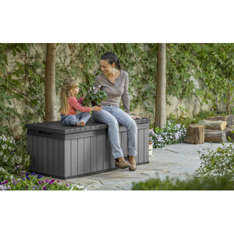 Скриня садова KETER Darwin 380 л Сірий1