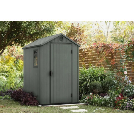 Пластиковий сарай KETER DARWIN 4 × 6 Зелений1