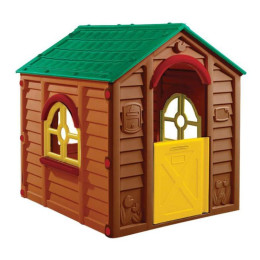 Дитячий будиночок Keter Rancho Playhouse коричнево - зелений