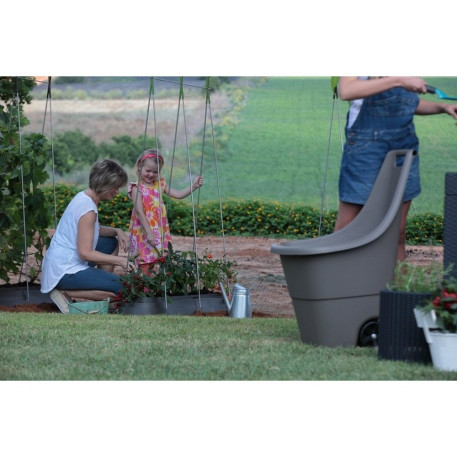 Садова тачка KETER EASY GO BREEZE 50л Капучино3