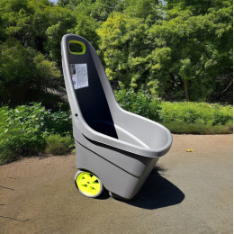 Садова пластикова тачка Keter EASY GO XL 62л Сіра