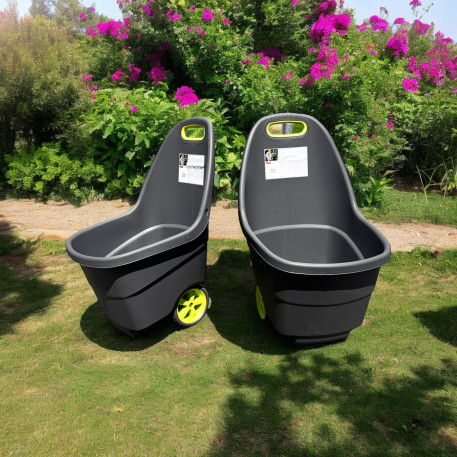 Садова пластикова тачка Keter EASY GO XL 62л Сіра2