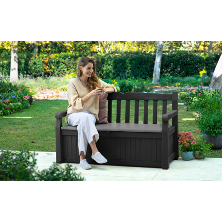 Лава-скриня Keter EDEN GARDEN BENCH 265 л Графіт3