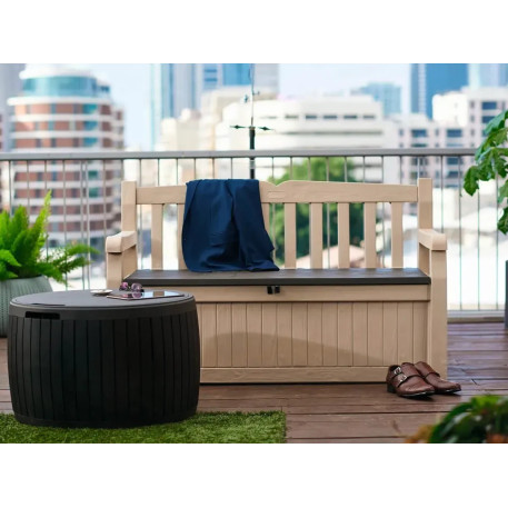 Лава-скриня Keter EDEN GARDEN BENCH 265 л Бежева3