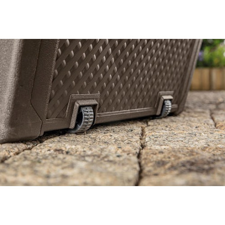 Ящик для зовнішнього зберігання KETER EMILY STORAGE BOX 270 л Коричневий2