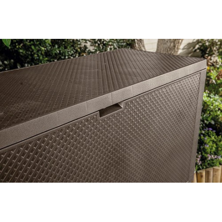 Ящик для зовнішнього зберігання KETER EMILY STORAGE BOX 270 л Коричневий3