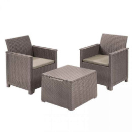 Комплект садових меблів EMMA BALCONY SET Капучино