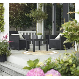 Комплект меблів для балкона Emma balcony Set Графіт
