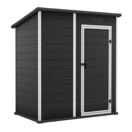 Садовий пластиковий будиночок Keter Essential 6x4, графіт/білий2