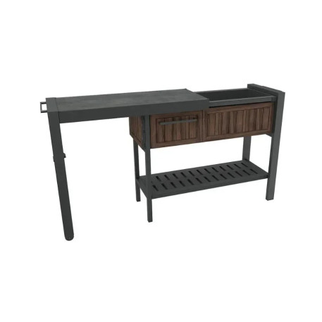 Садовий розсувний барний стіл Keter Extendable Party Station - горіх3