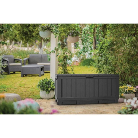 Садовий ящик Keter Kentwood 90G 350 л Box Графіт2