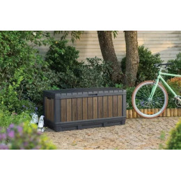Садова скриня Keter Kentwood 90G 350 л Box,Горіх