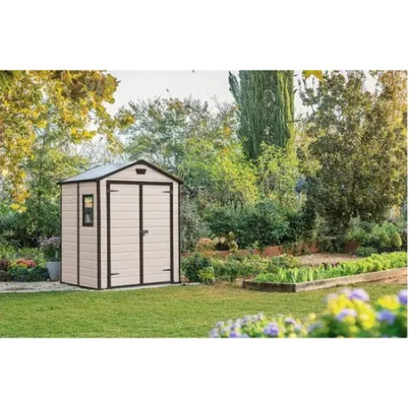 Садовий будинок KETER MANOR 6 × 5 DD бежевий1